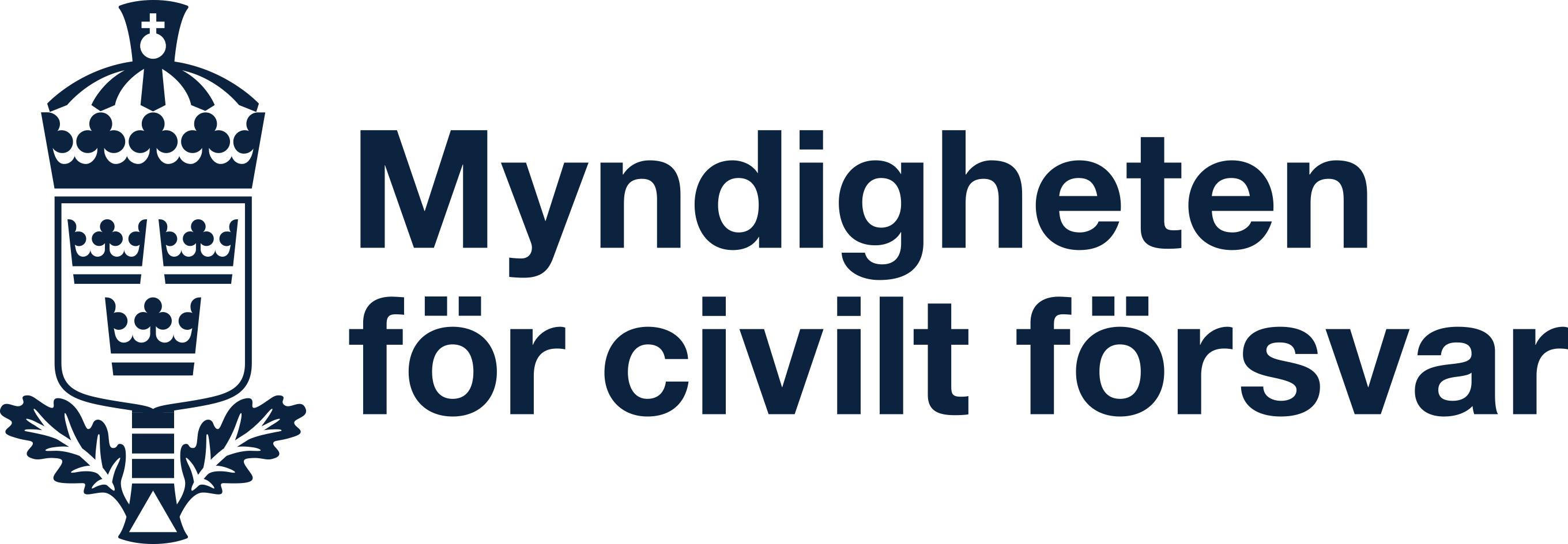 Logotyp för Myndigheten för civilt försvar